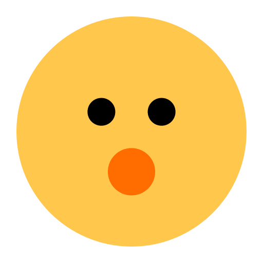 Save pictures Wow emoticon by Toss Face 토스페이스 without a background in png