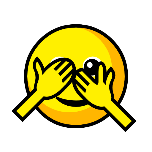 Download a drawing Face with Peeking Eye smiley from Catrinity computer font оn a transparent background in png