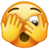 Upload image Peeping Eye Emoticon emoticon by WhatsApp for Android and PC on a clean background in png