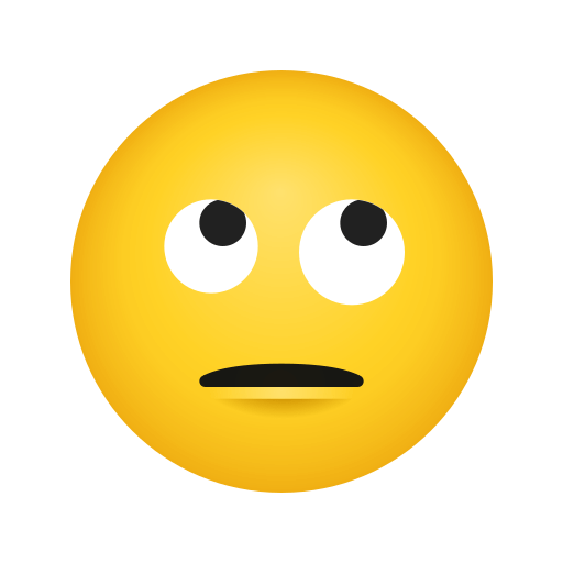 Save a photo Face with Rolling Eyes emotion by Icons8 оn a transparent background in PNG