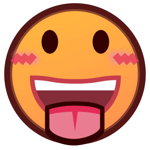 Download figures Face with Stuck-Out Tongue emoticon by Emojidex on a colorless background in png