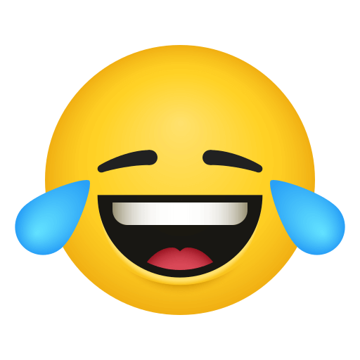 Download a pic Laughing Crying emoticon by Icons8 on a clean background in png