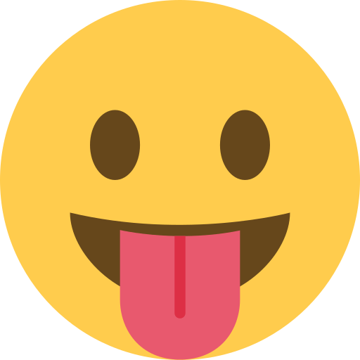 Download pictures Cheeky Face emoji-smiley on Twitter / X for PC on a translucent background in png
