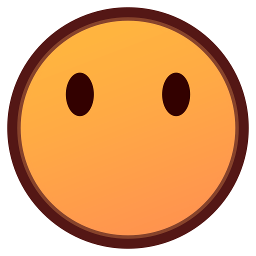 Copy a pic Face Without Mouth emoji by Emojidex on a clean background in png
