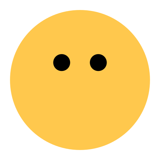 Download a pic Silent emoticon by Toss Face 토스페이스 on a translucent background in PNG