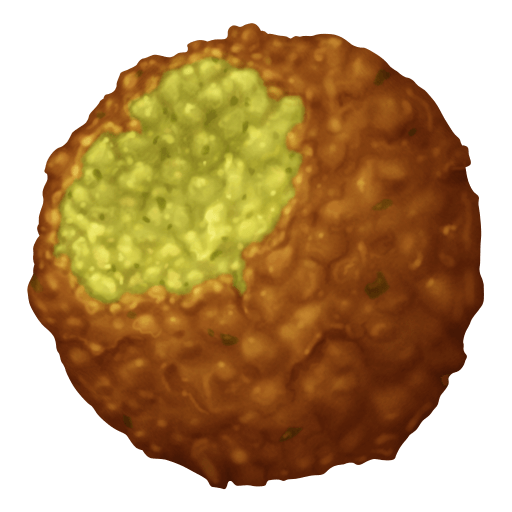 Скачать картинку иконки Фалафель от Фейсбук на чистом фоне в пнг