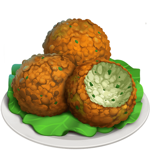 Загрузить фото смайла Фалафель от Твиттера на бесцветном фоне в png