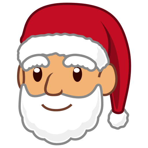 Copy pictures Medium-skinned Saint Nicholas emotion by Emojidex no background in PNG
