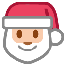 Download a picture Santa emoji by HTC without a background in PNG