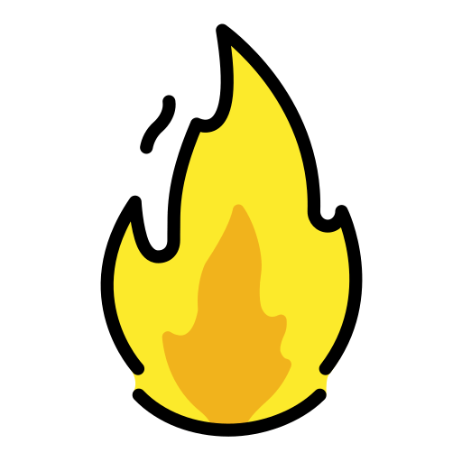 Upload a photo Burning emoticon by HfG Schwäbisch Gmünd on a colorless background in png