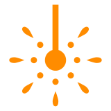 Save a drawing Fireworks symbol of emotion by Japanese Docomo mobile on a clean background in PNG