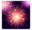 Save drawings Fireworks emoticon by Huawei  on a clean background in PNG