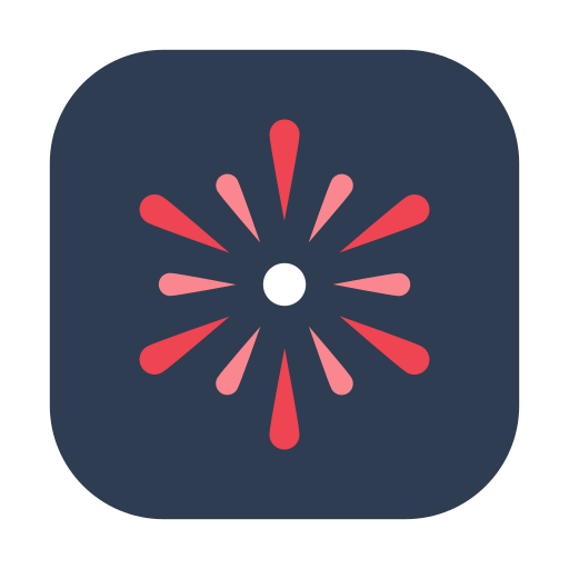 Download image Fireworks emoji-smiley by Toss Face 토스페이스 on a translucent background in PNG