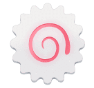 Скачать картинки эмотика Рыбный пирог с завитком от Huawei на прозрачном фоне в PNG