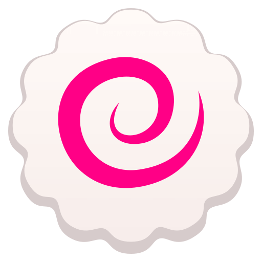 Закачать фигуру картинки-смайла Рыбный торт от JoyPixels на просвечивающем фоне в png