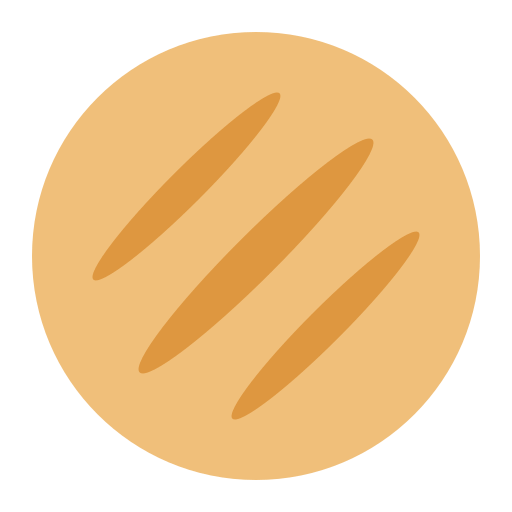 Закачать картинки смайлика Лепешка от Toss Face 토스페이스 на прозрачном фоне в пнг