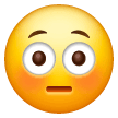 Закачать изображение смайлика Cмущение от Samsung на бесцветном фоне в пнг