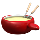 Загрузить графику эмоции Фондю от Apple iOS на чистом фоне в пнг