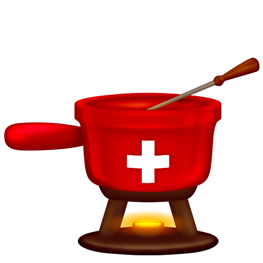 Скачать фотографии эмотикона Фондю от Emojipedia на просвечивающем фоне в png