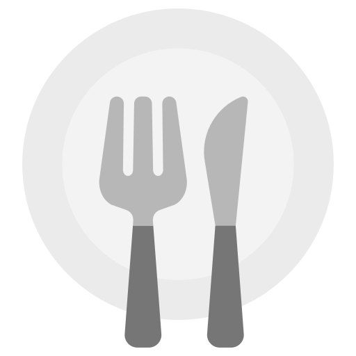 Скопировать снимок изображения эмоции
 Вилка и нож с тарелкой от Toss Face 토스페이스 на бесцветном фоне в ПНГ