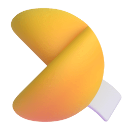 Закачать графику смайла Печенье с предсказаниями от Microsoft и Андроида на бесцветном фоне в png