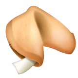 Сохранить снимок иконки настроения Печенье с предсказаниями от WhatsApp для Android и ПК на просвечивающем фоне в ПНГ