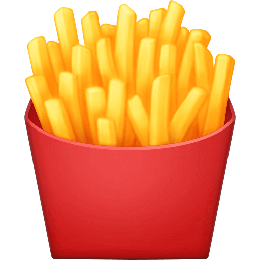 Загрузить изображение изображения эмоции
 Картофель фри из Макдоналдса от Фейсбук на бесцветном фоне в png