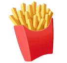 Копировать снимок символа настроения Картофель фри от Huawei на бесцветном фоне в PNG