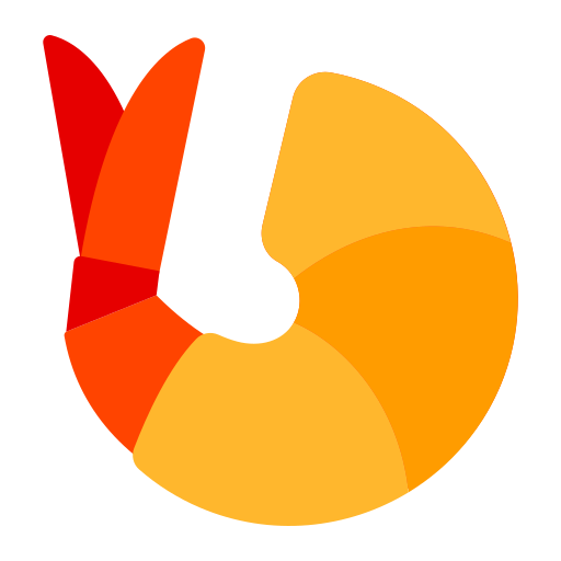 Upload image Fried Shrimp symbol by Toss Face 토스페이스 on a translucent background in PNG