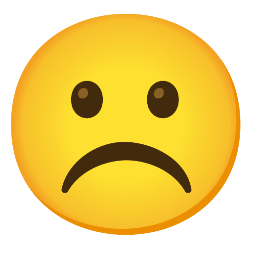 Upload pics Sour Expression emoji-emoticon created by Google on a translucent background in PNG