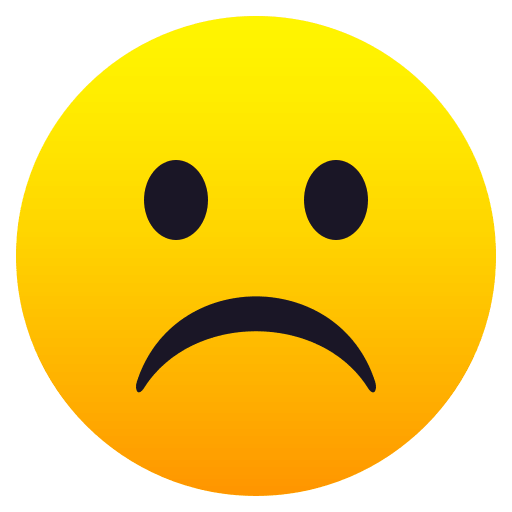 Upload a picture Disappointment tinged with bitterness emoji-emoticon by JoyPixels on a clean background in PNG