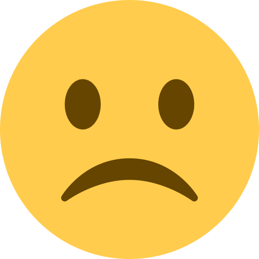Upload photos Serious Disappointment emoticon on Twitter / X for PC without a background in PNG