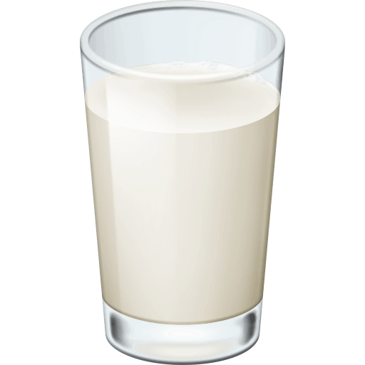 How emoticon ๐ฅ looks on Facebook for Android and PC Save a figure Milk symbol by Facebook on a clean background in png