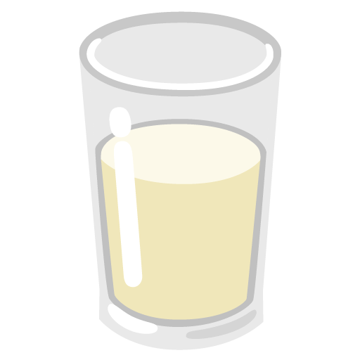 How emoji ๐ฅ looks in the original on Androids from Google, Xiaomi, Oppo, Huawei, Sony Copy a picture Glass of Milk symbol of emotion created by Google on a translucent background in png