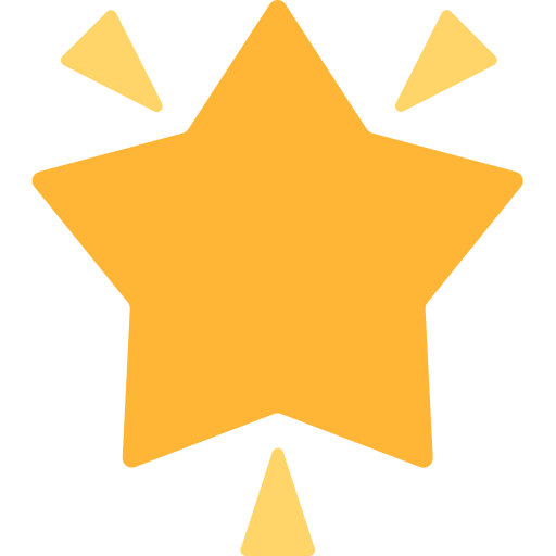 Copy pics Shining Star smiley by Firefox OS on a clean background in png