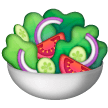 Download a photo Vegetable salad smiley-emoji on Samsung phones and tablets without a background in PNG