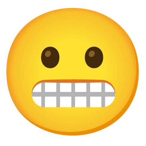 Upload a drawing Nervous emoticon created by Google on a clean background in PNG