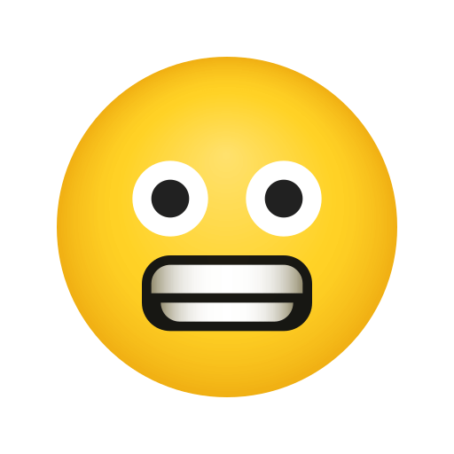 Save a drawing Awkward emoticon by Icons8 on a translucent background in png