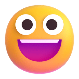 Download pics Happy Face symbol by Microsoft Teams for PC and Android on a colorless background in png