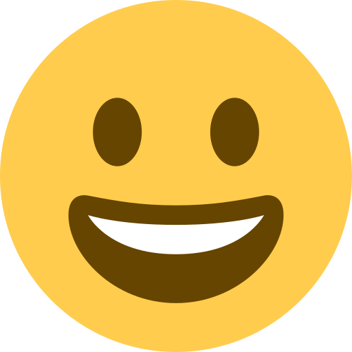 Upload a figure Happy Face emoticon on Twitter / X for PC on a colorless background in PNG