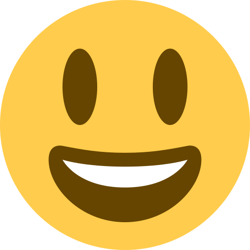 Download a pic Happy symbol of emotion on Twitter / X for PC on a colorless background in png