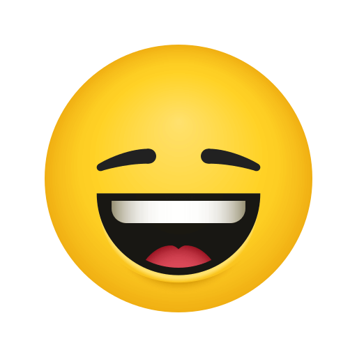 Закачать картинки смайла Улыбающееся лицо с улыбающимися глазами от Icons8 на бесцветном фоне в PNG