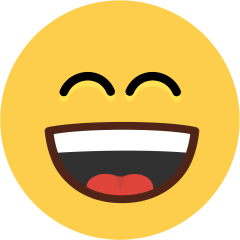 Скачать фигуру иконки настроения Улыбающееся лицо от Скайпа на бесцветном фоне в png