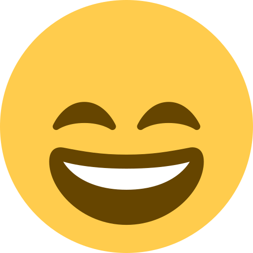 Копировать графику смайла Счастливое лицо в Твиттер Х для ПК на чистом фоне в пнг