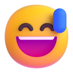 How smiley π
looks by default in Word and PowerPoint within the Windows 11 23H2 update Copy image Grinning Face with Sweat emoticon by Microsoft Teams for PC and Android on a colorless background in png