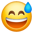 How symbol of emotion π
looks in the original on Samsung phones and tablets Download drawings Smiling Face with Open Mouth and Cold Sweat emoji-emoticon on Samsung phones and tablets on a translucent background in PNG