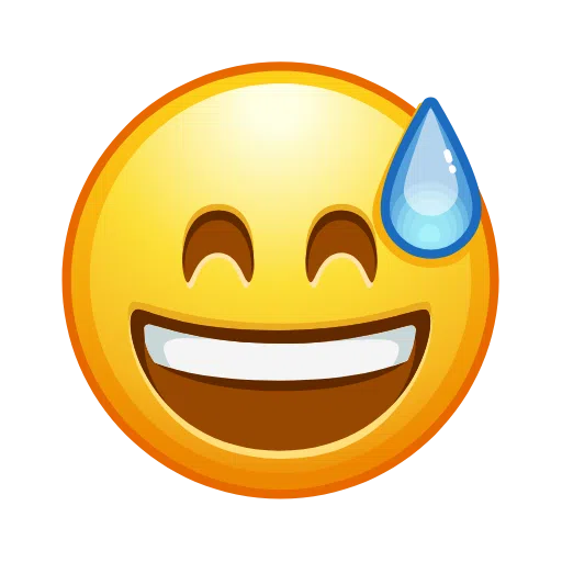 How symbol π
looks Appleβs emoji, custom-built by the Telegram message platform Copy pics Grinning Face with Sweat emoji-smiley of iOS Telegram on a colorless background in WEBP