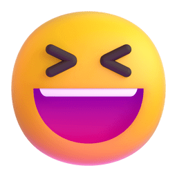 Download a pic Closed-Eyes Smile symbol by Microsoft Teams for PC and Android оn a transparent background in png