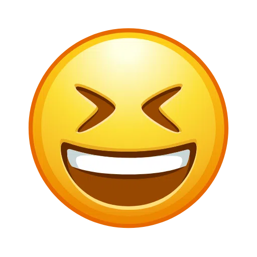 Upload a picture Closed-Eyes Smile emoji of iOS Telegram without a background in webp