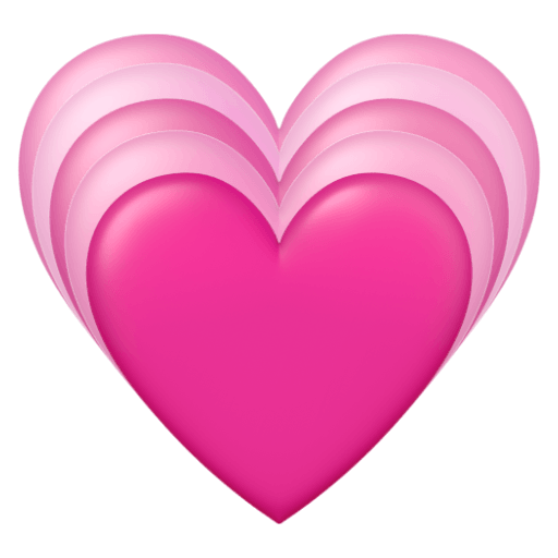 Download a picture Growing Heart symbol of emotion from Google Android оn a transparent background in png